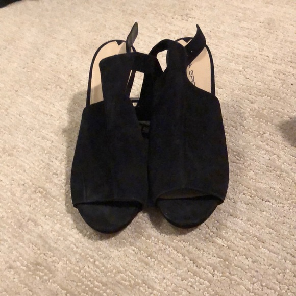 Via Spiga beautiful black wedge sandals - Picture 1 of 3